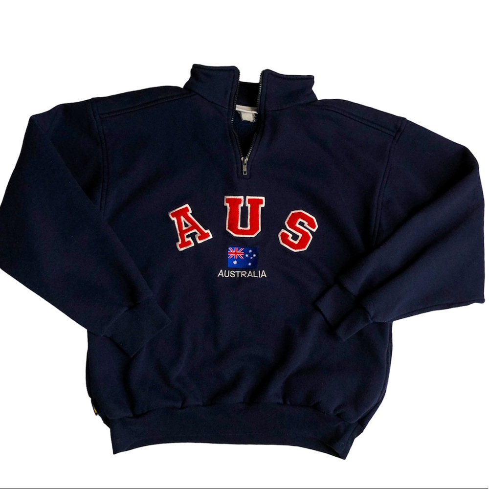 AUTHENTIC AUSTRALIA 1/2 ZIP SWEATSHIRT 🤍